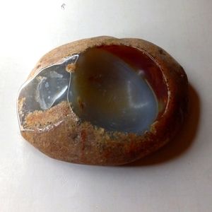 Natural Stone Agate Home Accent